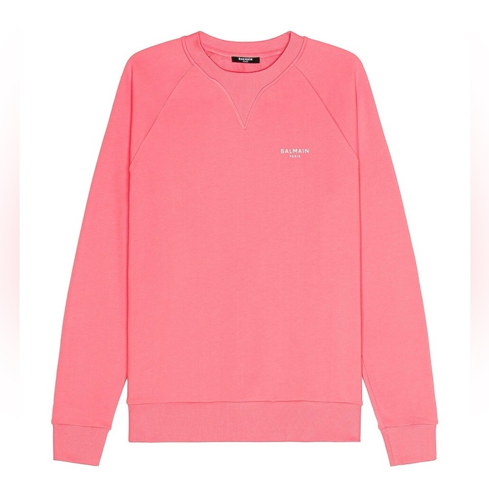 Balmain Pink Crewneck Sweatshirt